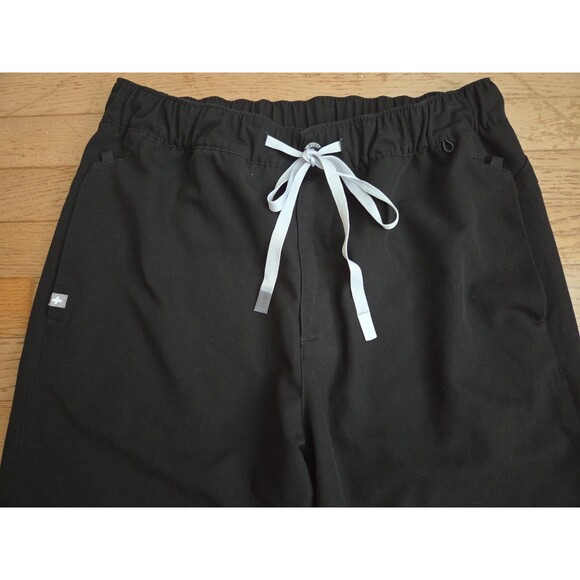 Men's FIGS Scrub Pants Technical Collection Black Drawstring Size Large - Picture 3 of 8